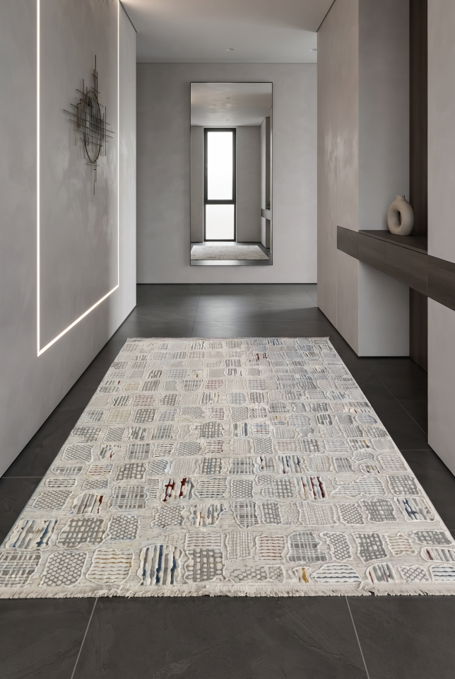 SENFONİ HALI 342C KREM MULTİ