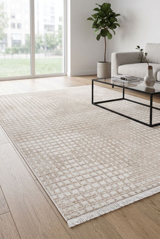 Rio Halı C2599A İskandinav Tarzı Modern Dokuma Halı