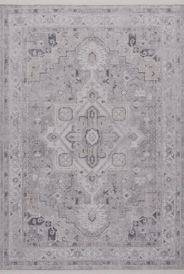 TWİST HALI PS1159V5  Geleneksel Madalyon Desenli Modern Ve Zarifçe Solmuş Görünümlü Halı Oturma Odası Salon Yatak Odası Mutfak Koridor Halısı