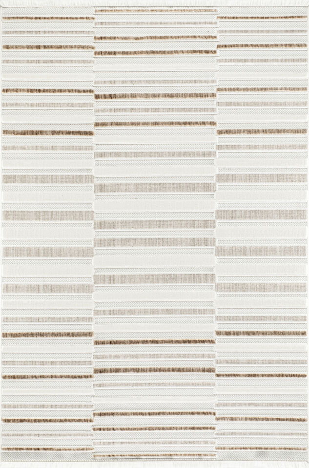 COLORS HALI B4990A Modern İskandinav Tarzı Kaliteli Bukle Dokuma Kabartmalı Oturma Odası Yatak Odası Salon Koridor Halısı Kahve