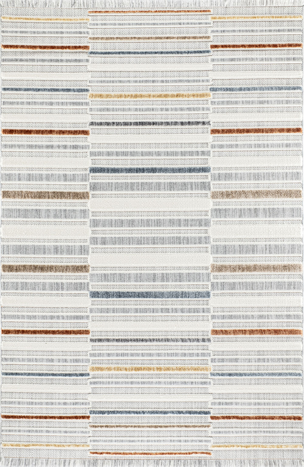 COLORS HALI B4990A Modern İskandinav Tarzı Kaliteli Bukle Dokuma Kabartmalı Halısı Multi