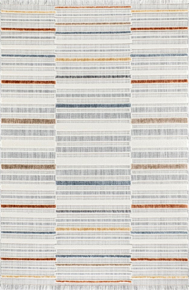 COLORS HALI B4990A Modern İskandinav Tarzı Kaliteli Bukle Dokuma Kabartmalı Oturma Odası Yatak Odası Salon Koridor Halısı Multi