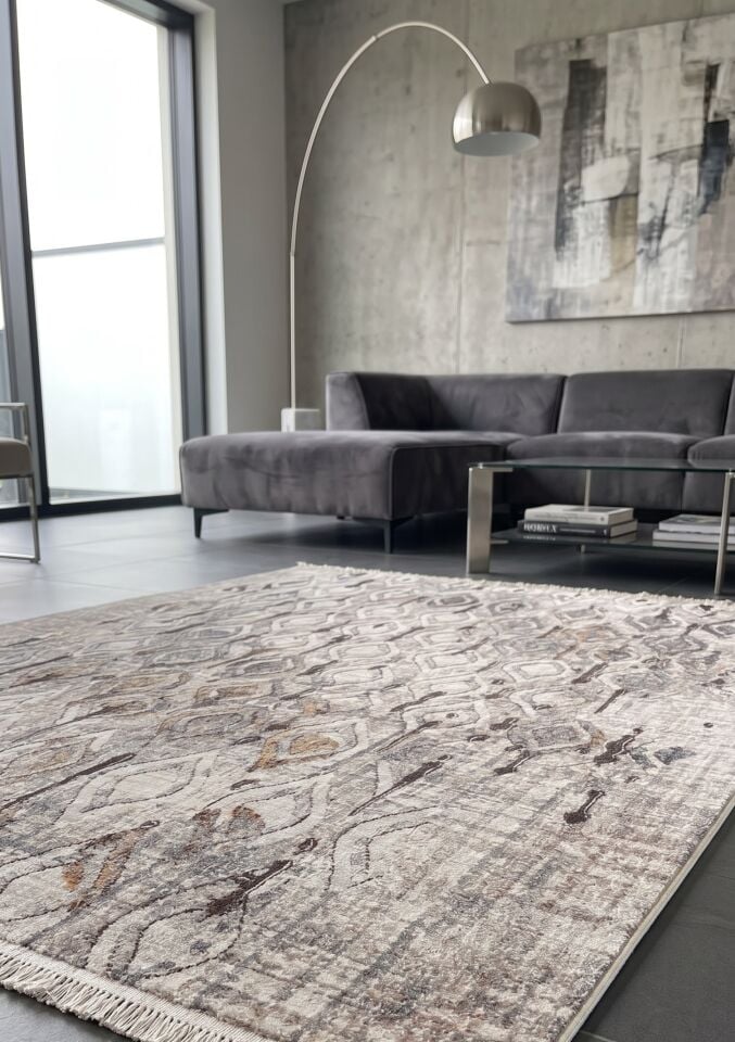 DİSCOVERY HALI 1469A LACİVERT & KAHVE