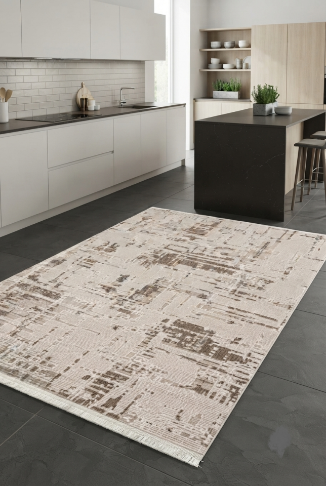 ALMİRA HALI 543A KREM KAHVE