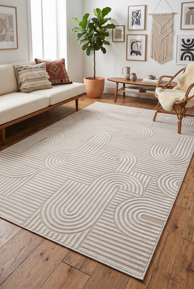TALYA HALI 46348A GRİ