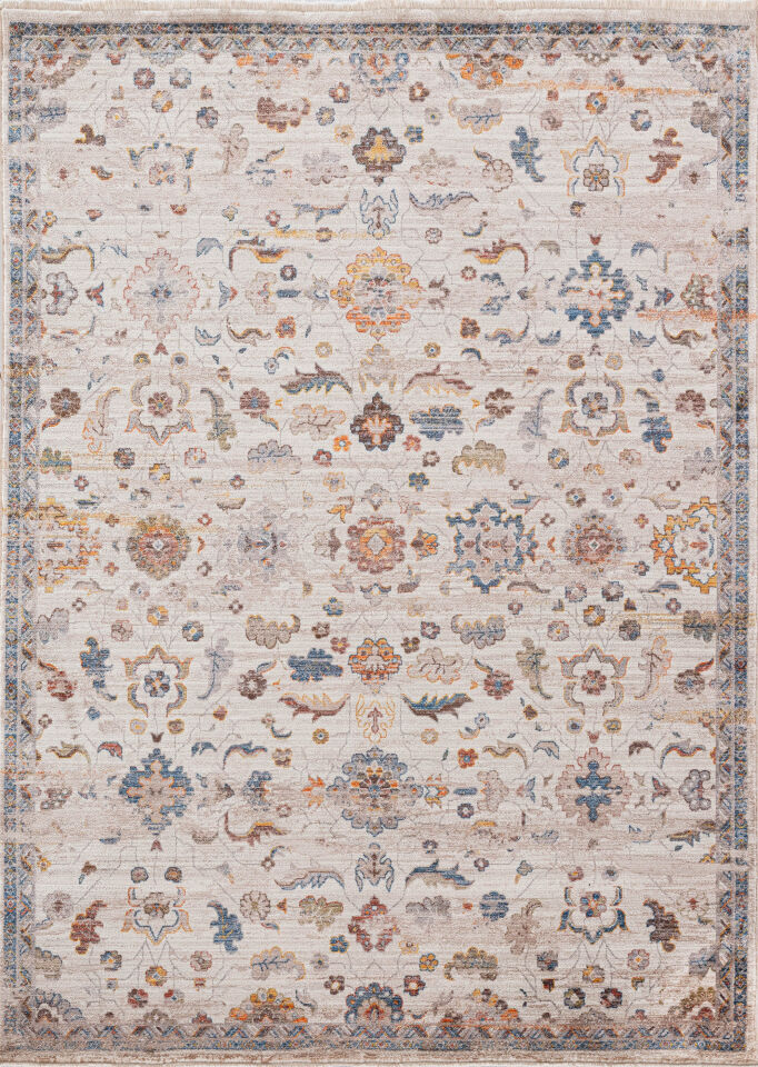 DİSCOVERY HALI 0187A  Vintage Ve Zamansız Tasarımı İle Discovery Halı Çiçekli Desenli Halı Oturma Odası Salon Yatak Odası Mutfak Koridor  Halısı