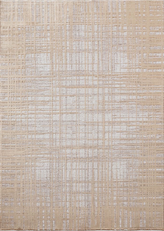 LORENZA HALI 503E Modern Geometrik Desenli Gold Dokuma Halı Oturma Odası Salon Yatak Odası Mutfak Koridor Halısı Tozumaz Gold