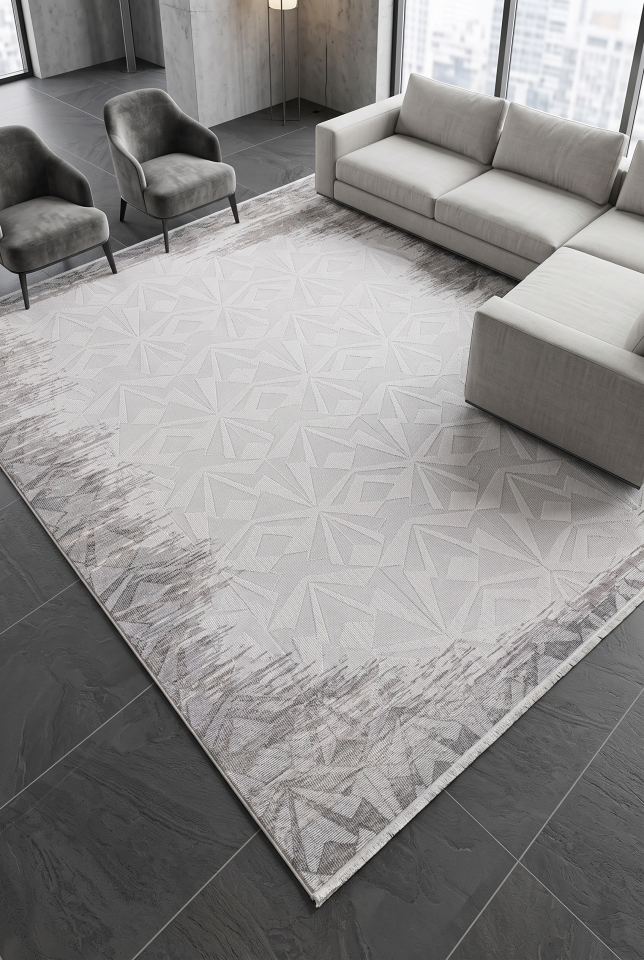 MODA HALI 31670A GRİ