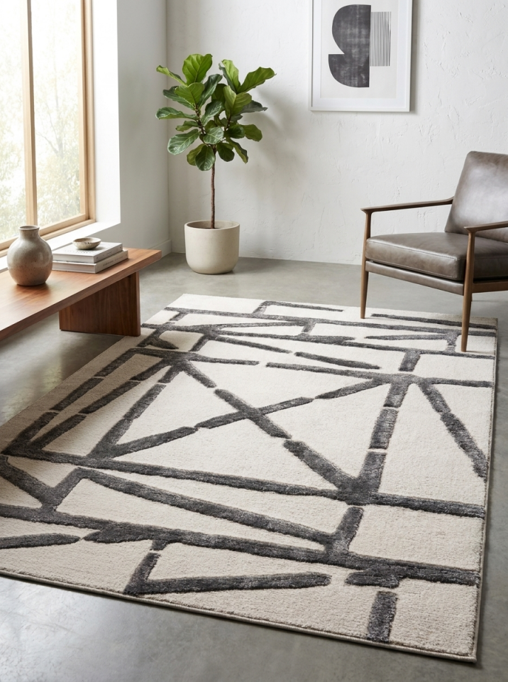 COZY HALI 3961A KREM GRİ