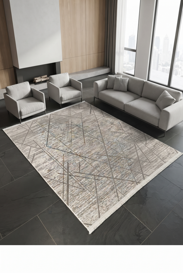 ZENA HALI 579A GRİ