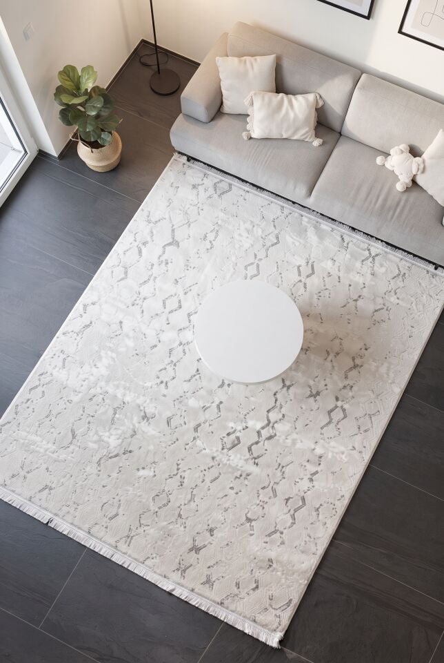OCEAN HALI 0050A KREM GRİ
