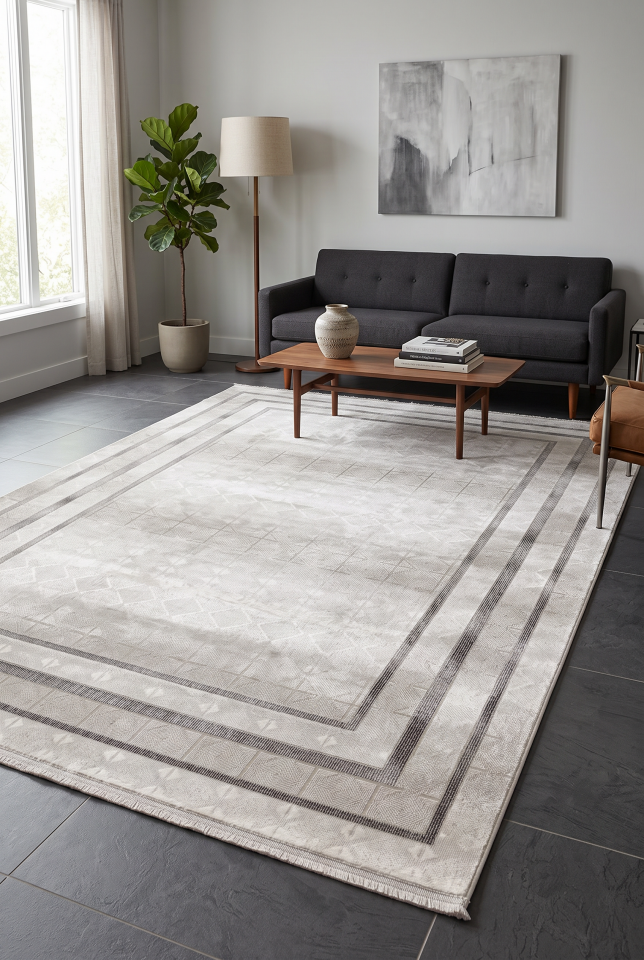 OCEAN HALI 30179A GRİ