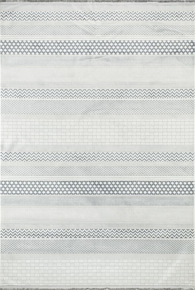 LİNE HALI 6612A Modern Dokulu Geometrik Çizgili Desenli Lacivert Halı Oturma Odası Salon Yatak Odası Mutfak Koridor Halısı