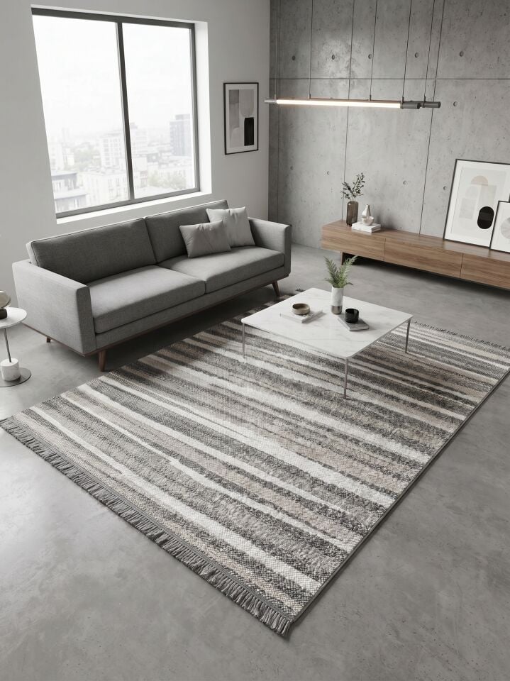 LOOP & LOOP HALI 13817 GRİ