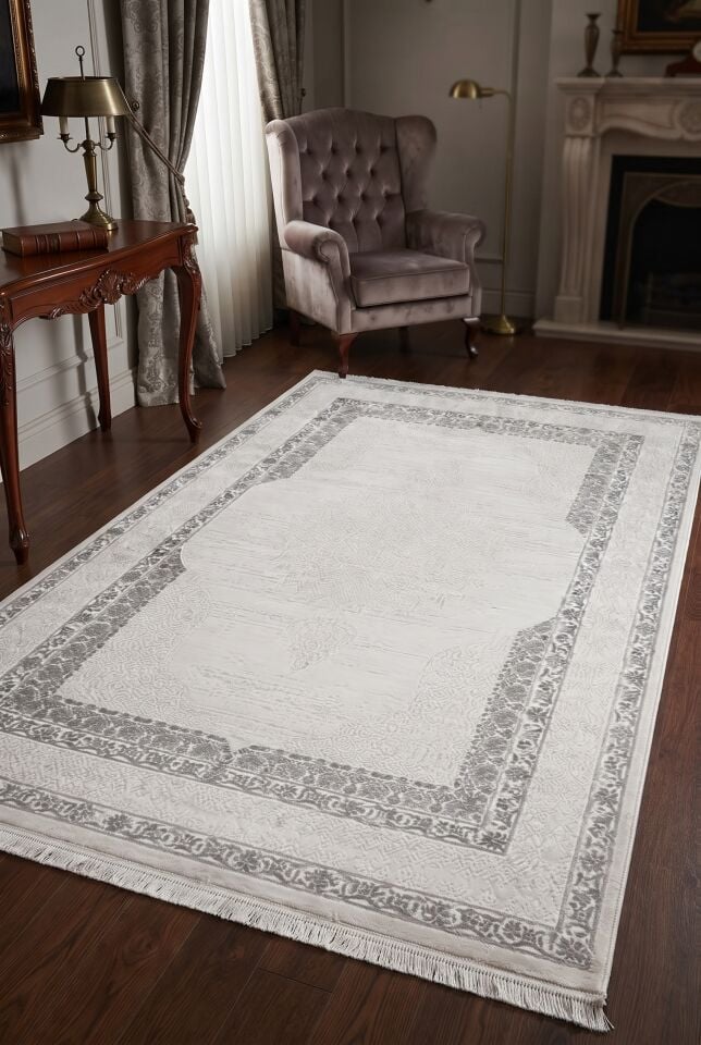 ROGY HALI 6965C KREM GRİ